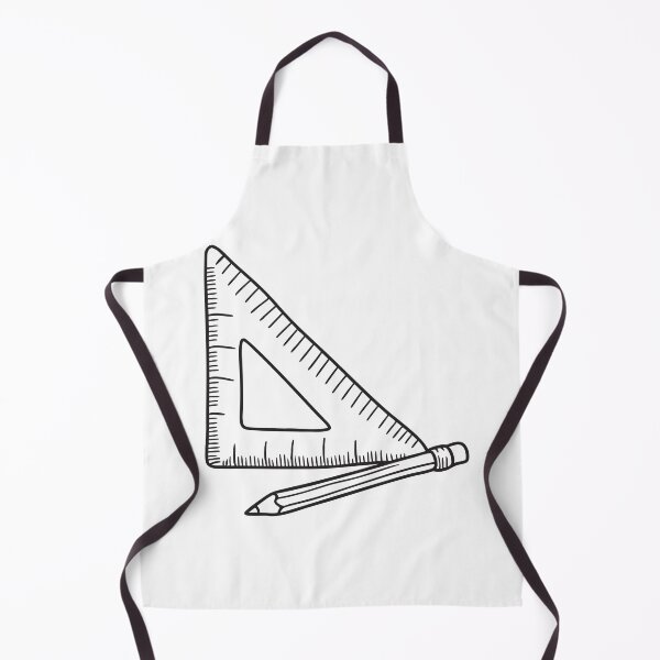 Item preview, Pencil and Triangle Ruler Arrangement designed and sold by rasagamastore.