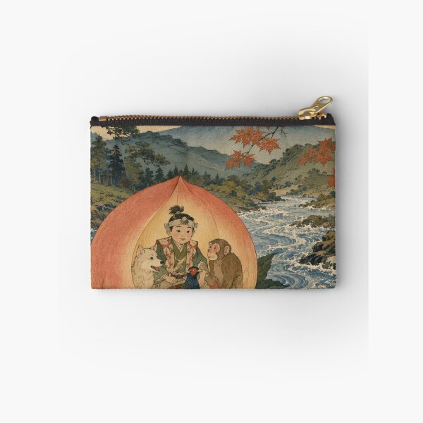 Item preview, Peach Boy - Vintage Japanese Legends Ukiyo-e Woodblock  designed and sold by bapupa.