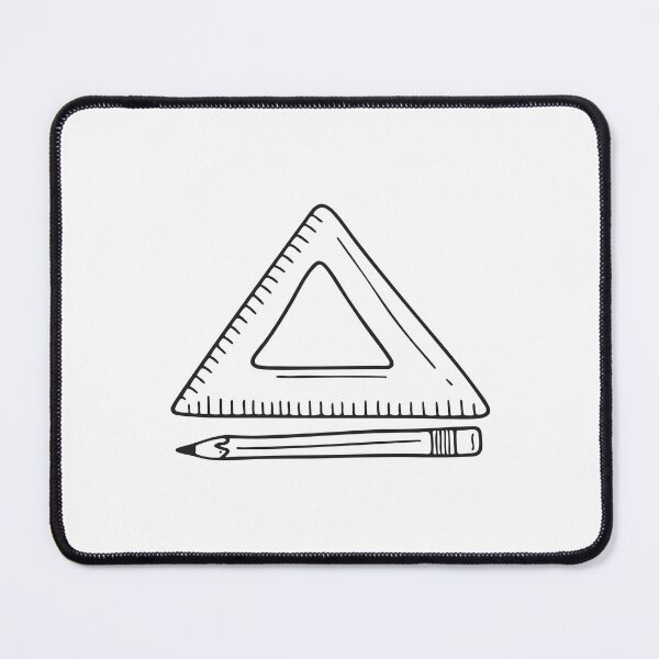 Item preview, Triangle Ruler Alongside Graphite Pencil designed and sold by rasagamastore.