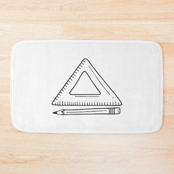 Item preview, Triangle Ruler Alongside Graphite Pencil designed and sold by rasagamastore.