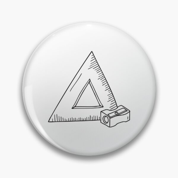 Item preview, Triangle Ruler Near Pencil Sharpener designed and sold by rasagamastore.