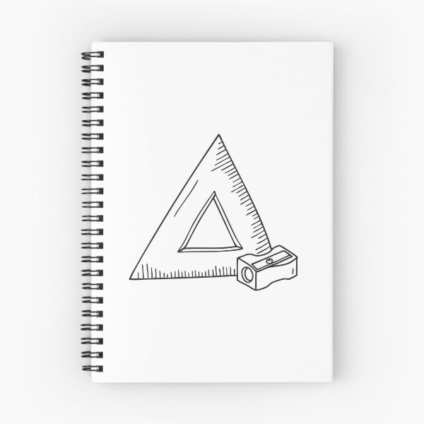 Item preview, Triangle Ruler Near Pencil Sharpener designed and sold by rasagamastore.