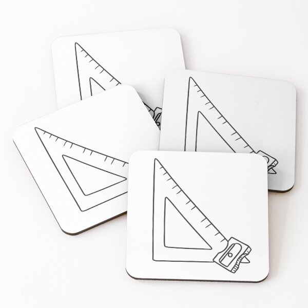 Item preview, Geometry Ruler Beside Pencil Sharpener designed and sold by rasagamastore.
