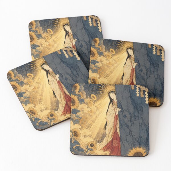 Item preview, The Sun Cave - Vintage Japanese Legends Ukiyo-e Woodblock  designed and sold by bapupa.