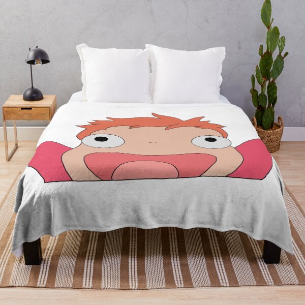 Item preview, Ponyo Fish Cute Happy Cheer Solo Illustration designed and sold by Iska-Designs.