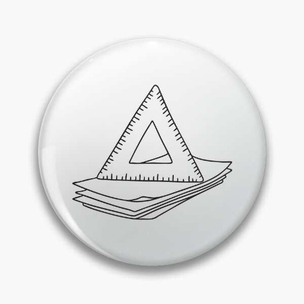 Item preview, Triangle Ruler Resting on Papers designed and sold by rasagamastore.