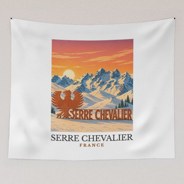 Item preview, Serre Chevalier - France designed and sold by GoodOldVintage.