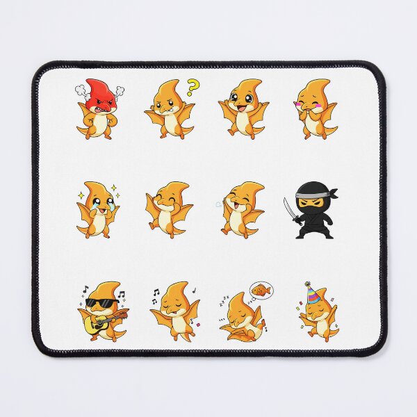 Item preview, Cute Pterodactyl Dinosaur Sticker Pack Emojis designed and sold by RamyGallery.