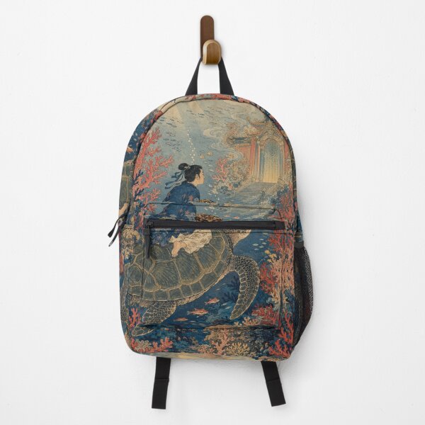 Item preview, Urashima’s Sea Journey - Vintage Japanese Legends Ukiyo-e Woodblock designed and sold by bapupa.