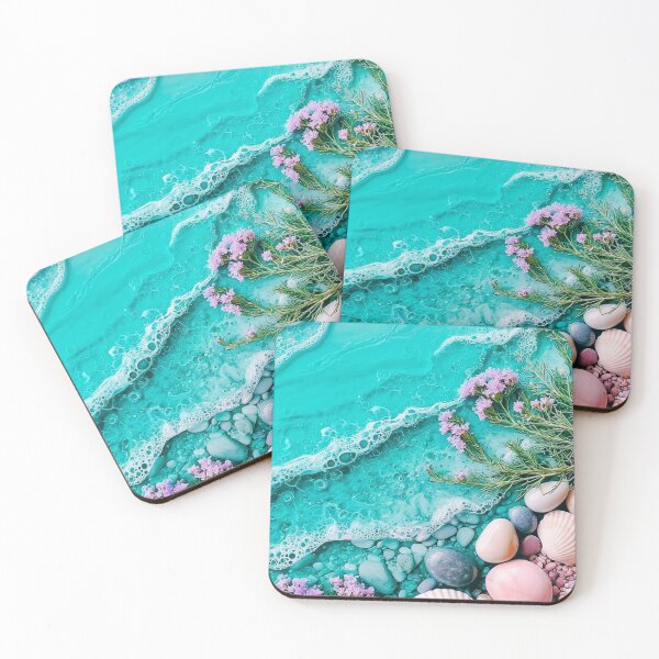 Item preview, Grateful Coastal Breeze Turquoise Ocean Beach ( designed and sold by Core design hub .