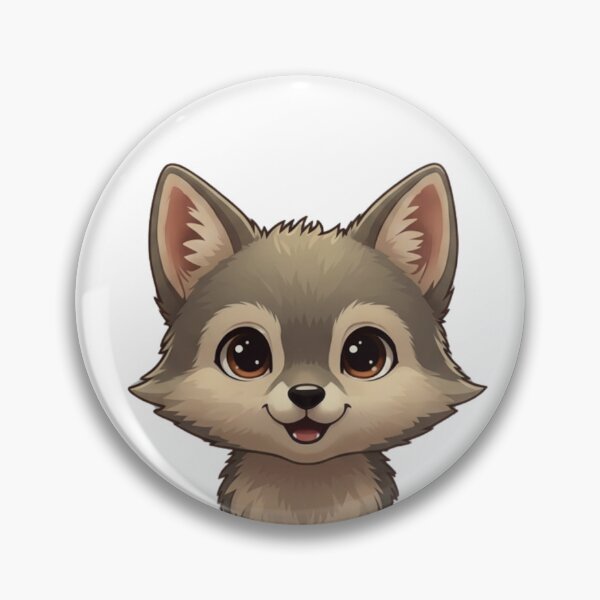 Artikelvorschau, Cute Wolf entworfen und verkauft von CozyAnimalArt.