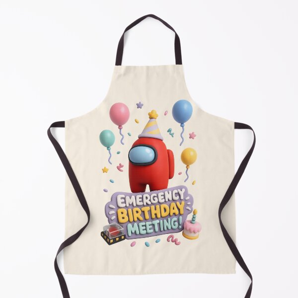 Item preview, Cute Space Crewmate Birthday Party - Emergency Birthday Meeting | Kawaii 3D Happy Birthday Art designed and sold by Moons Studio.