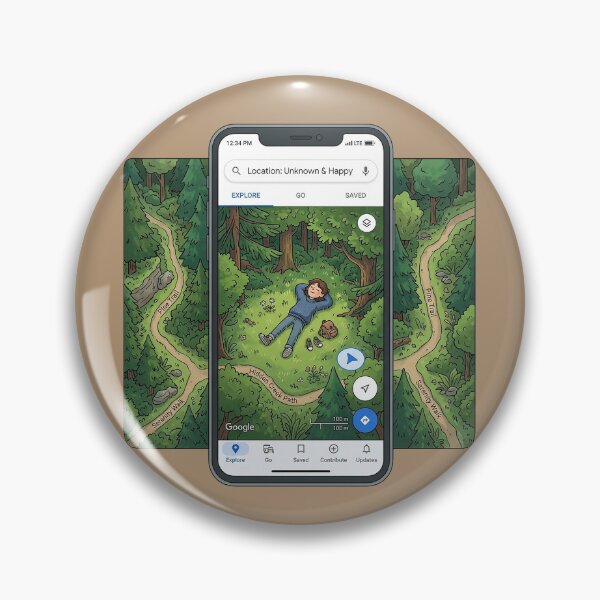 Item preview, Off The Grid: Location Unknown & Happy designed and sold by GrabaHuk.