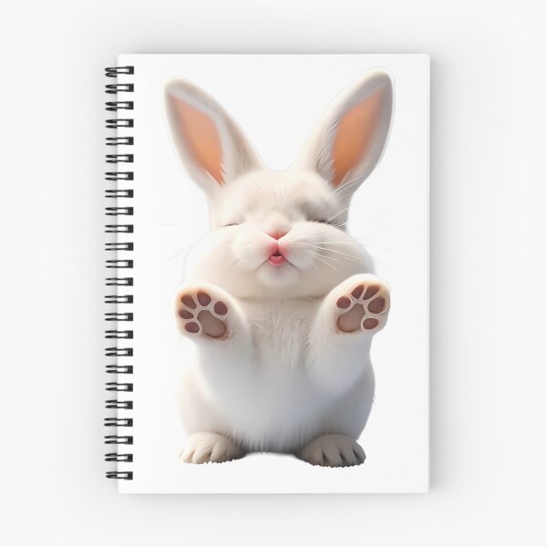 Item preview, Cute White Bunny Sending Love and Paws designed and sold by lovelistivkaa.