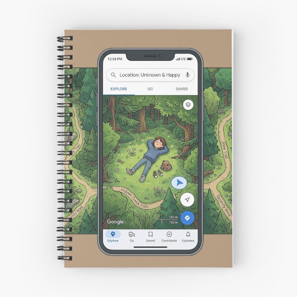 Item preview, Off The Grid: Location Unknown & Happy designed and sold by GrabaHuk.