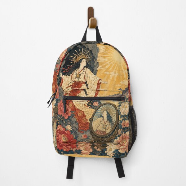 Item preview, Amaterasu’s Mirror - Vintage Japanese Mythology Ukiyo-e Woodblock  designed and sold by bapupa.