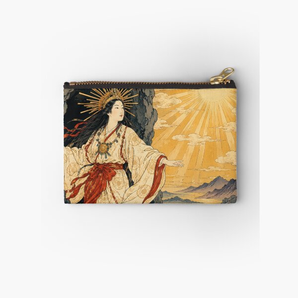 Item preview, Amaterasu’s Mirror - Vintage Japanese Mythology Ukiyo-e Woodblock  designed and sold by bapupa.