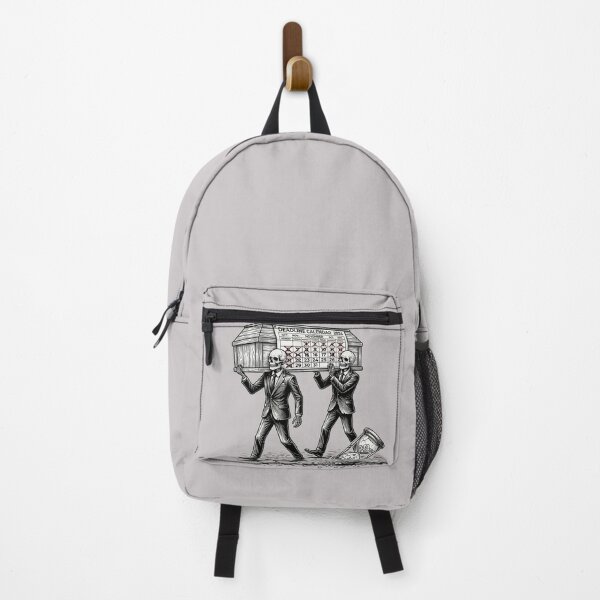 Item preview, Deadlines & Burnout: Corporate Skeleton Coffin designed and sold by GrabaHuk.