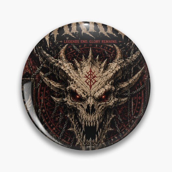 Item preview, Skull of the Fallen Dragon | Heavy Metal Fantasy Art designed and sold by Tanu Biswas.