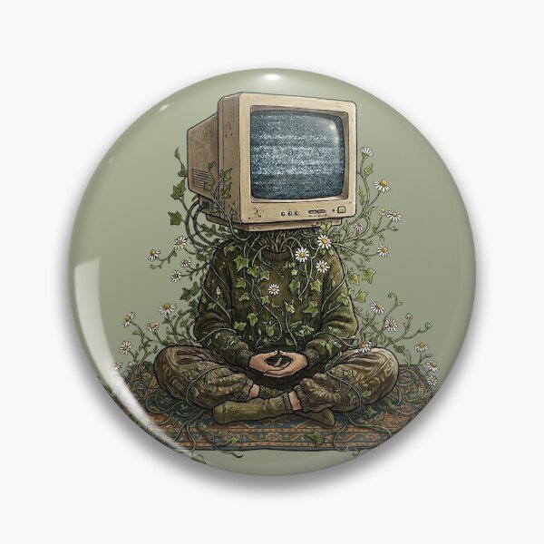 Item preview, Digital Zen: Static Mind and Botanical Soul designed and sold by GrabaHuk.