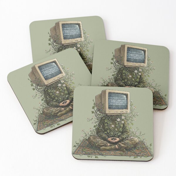 Item preview, Digital Zen: Static Mind and Botanical Soul designed and sold by GrabaHuk.