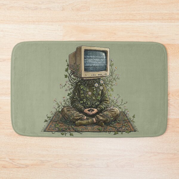 Item preview, Digital Zen: Static Mind and Botanical Soul designed and sold by GrabaHuk.