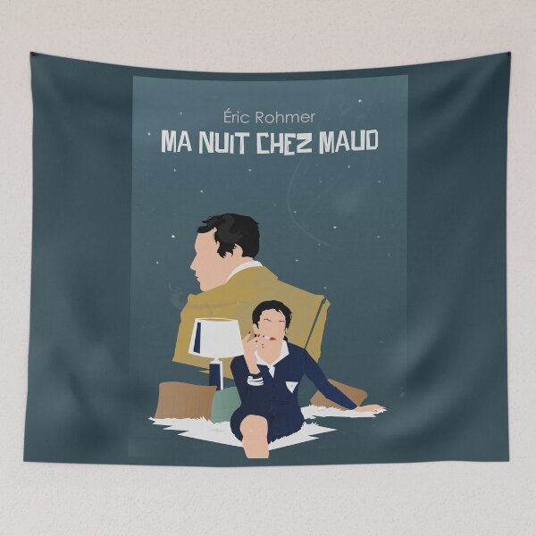 Item preview, Ma nuit chez Maud 1969 designed and sold by MORKINO POSTERS.
