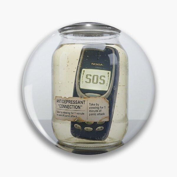 Item preview, Emergency Nostalgia – Anti-Panic Attack Nokia 3310 In A Jar designed and sold by GrabaHuk.