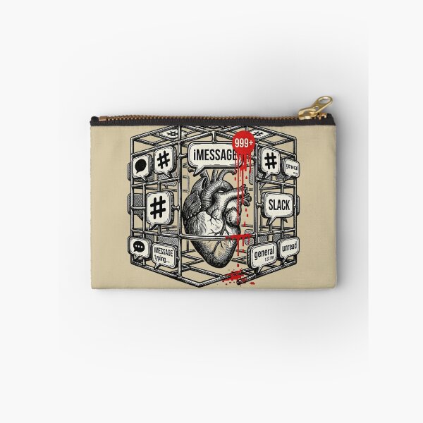 Item preview, Modern Anxiety: Heart in the Digital Cage designed and sold by GrabaHuk.