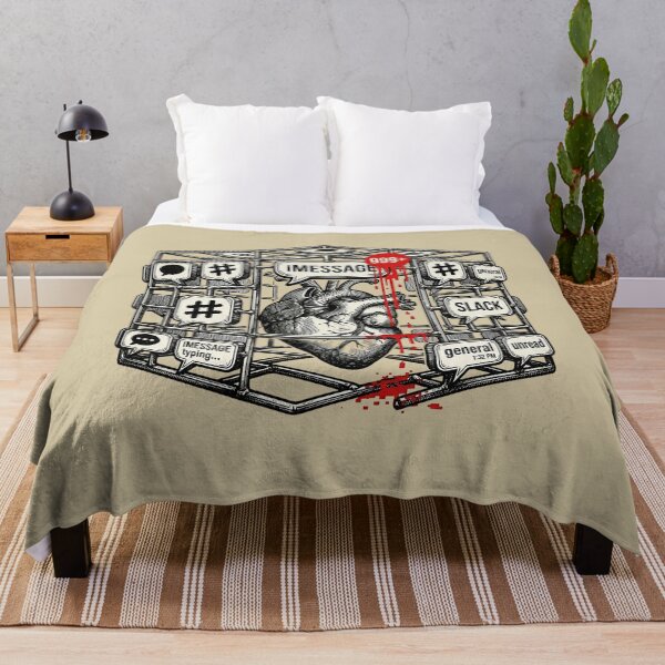 Item preview, Modern Anxiety: Heart in the Digital Cage designed and sold by GrabaHuk.
