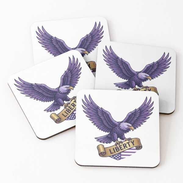 Item preview, Purple USA Eagle With Liberty Banner Graphic designed and sold by Ahmedsyde.