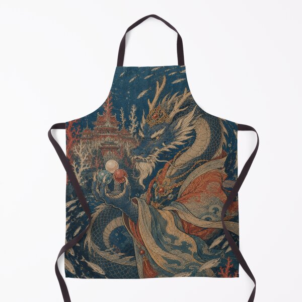 Item preview, Ryujin’s Tide - Vintage Japanese Mythology Ukiyo-e Woodblock  designed and sold by bapupa.