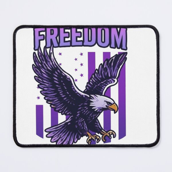 Item preview, Majestic eagle in front of an abstract flag designed and sold by Ahmedsyde.