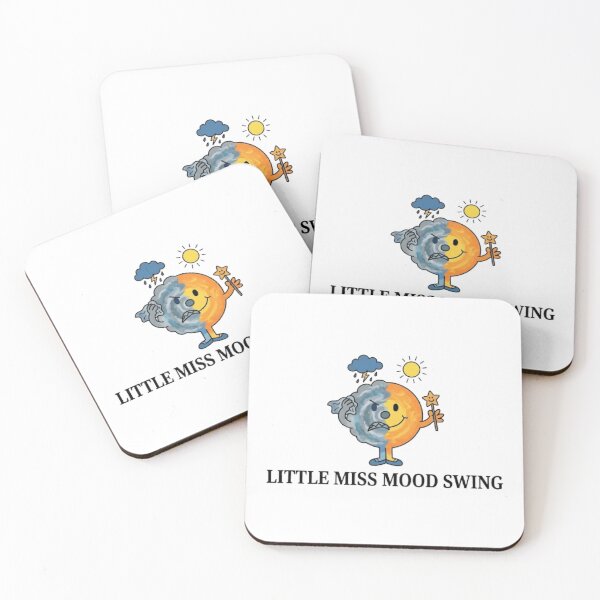Item preview, Little Miss Mood Swing Character Funny Weather Women Girl Man Men Sun Storm Rain Meme Tiktok Instagram Happy Sad Angry designed and sold by SamiraArts.