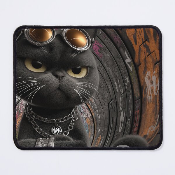 Item preview, The Don Cat | Cool Black Cat Urban Art designed and sold by ArtJI.
