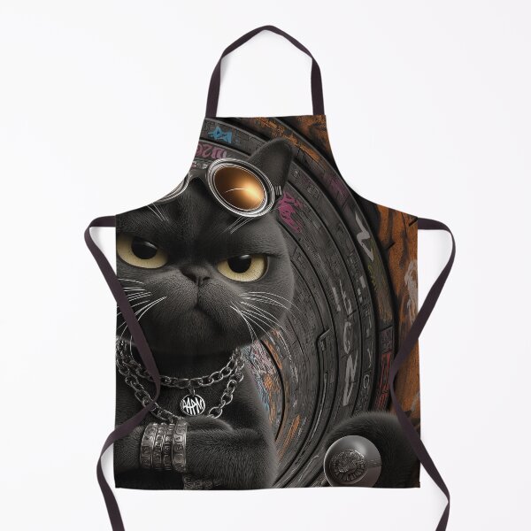 Item preview, The Don Cat | Cool Black Cat Urban Art designed and sold by ArtJI.