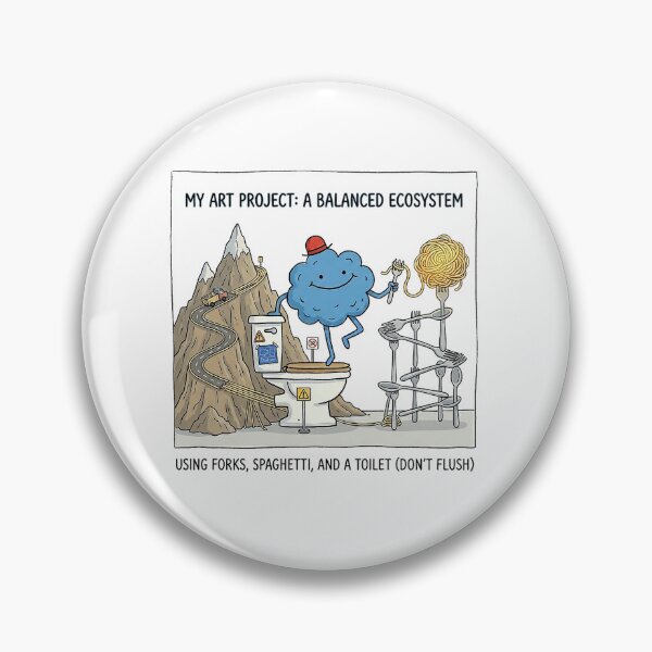Item preview, A Balanced Ecosystem Whimsical Doodle designed and sold by GrabaHuk.