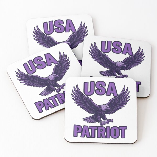 Item preview, Purple USA Patriotic Eagle Graphic Design (Alternatively: Patriotic American Eagle in Purple) designed and sold by Ahmedsyde.