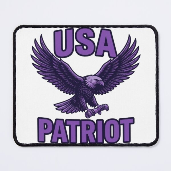 Item preview, Purple USA Patriotic Eagle Graphic Design (Alternatively: Patriotic American Eagle in Purple) designed and sold by Ahmedsyde.