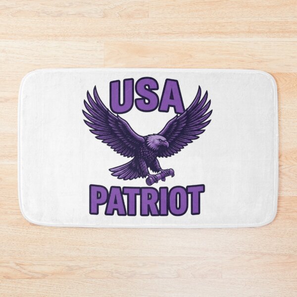 Item preview, Purple USA Patriotic Eagle Graphic Design (Alternatively: Patriotic American Eagle in Purple) designed and sold by Ahmedsyde.