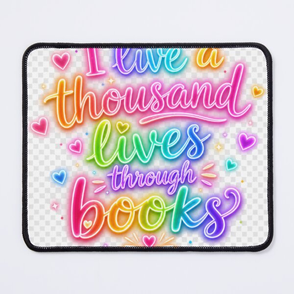 Item preview, Book lover quote with soft glowing typography designed and sold by BookedAndDesign.