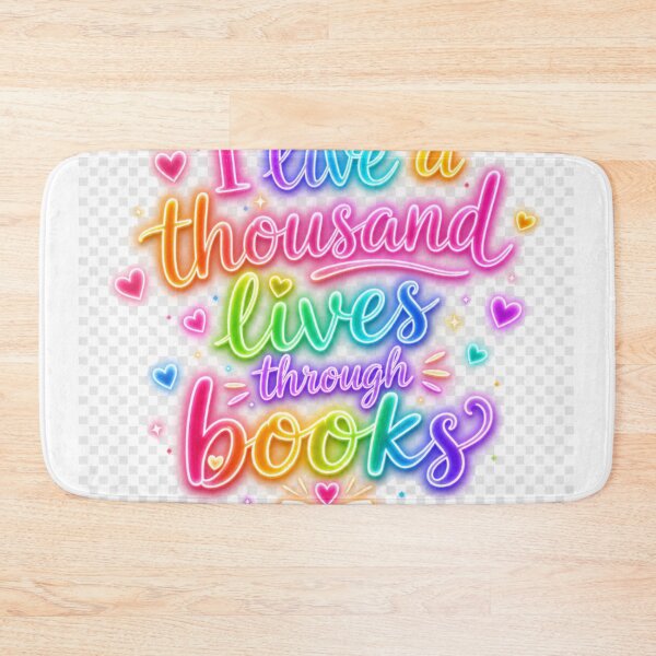 Item preview, Book lover quote with soft glowing typography designed and sold by BookedAndDesign.