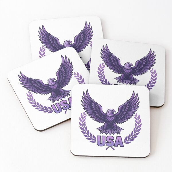 Item preview, Copy of Purple USA Patriotic Eagle Graphic Design (Alternatively: Patriotic American Eagle in Purple) designed and sold by Ahmedsyde.