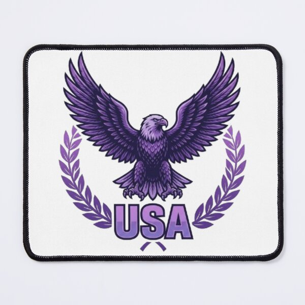 Item preview, Copy of Purple USA Patriotic Eagle Graphic Design (Alternatively: Patriotic American Eagle in Purple) designed and sold by Ahmedsyde.