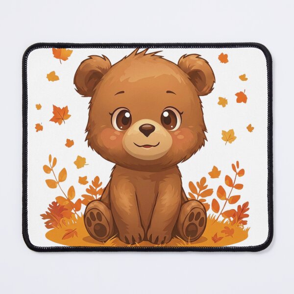 Item preview, A cute baby bear sitting in an autumn forest designed and sold by Spoofy Don`t fit in. Stand out.