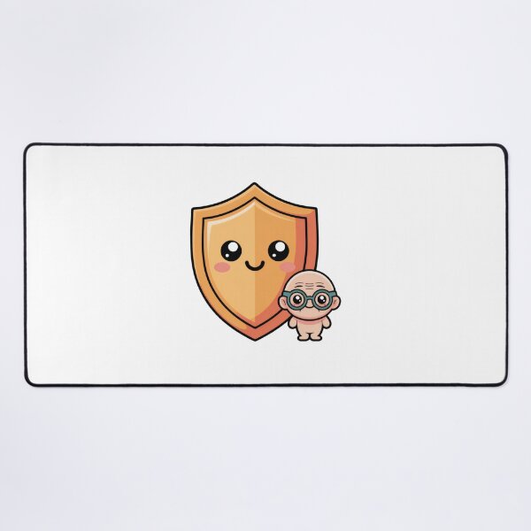 Item preview, Cute Little Hero With Friendly Shield designed and sold by AbanoubStore.