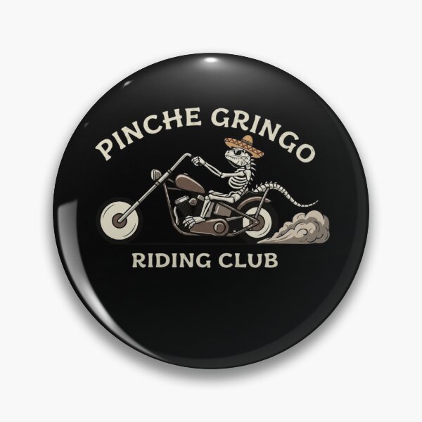 Item preview, Pinche Gringo Riding Club - Funny Mexican Skeleton Biker designed and sold by haitrieuic96.