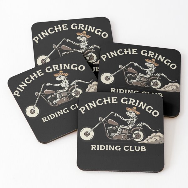 Item preview, Pinche Gringo Riding Club - Funny Mexican Skeleton Biker designed and sold by haitrieuic96.