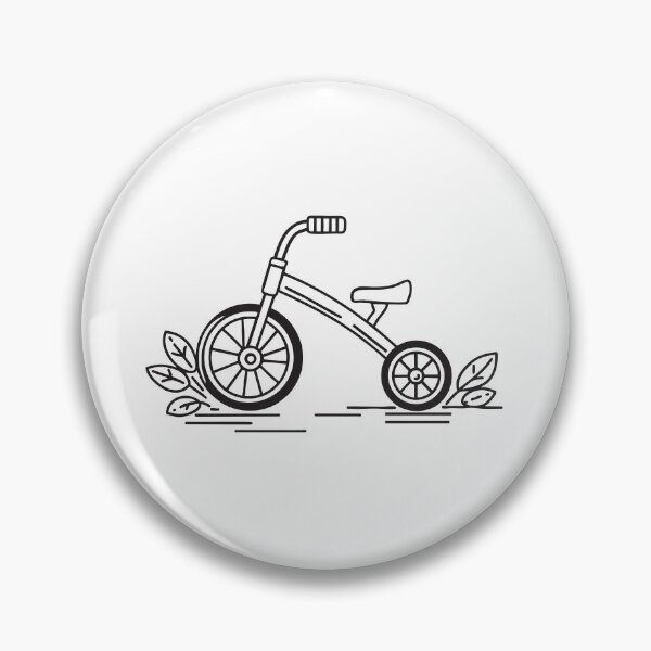 Item preview, Tricycle Parked Near Leaf Pile designed and sold by rasagamastore.