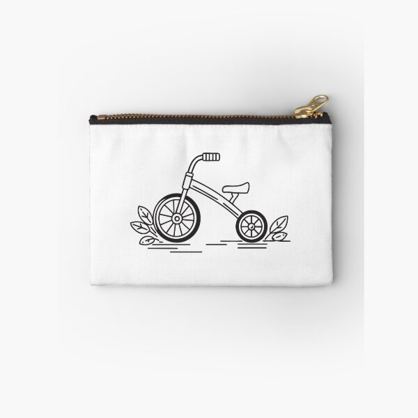 Item preview, Tricycle Parked Near Leaf Pile designed and sold by rasagamastore.
